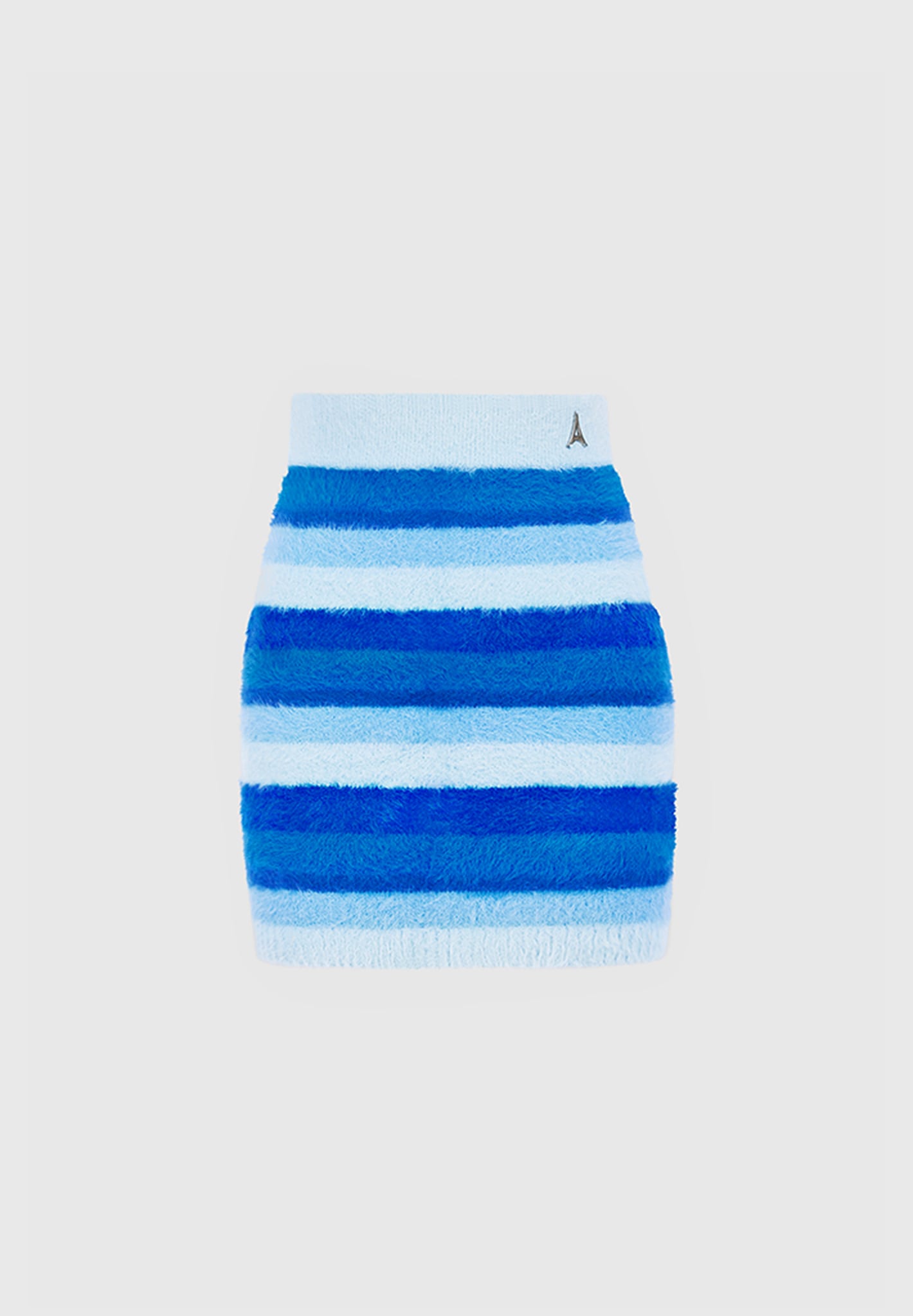 fuzzy-knit-striped-mini-skirt-blue