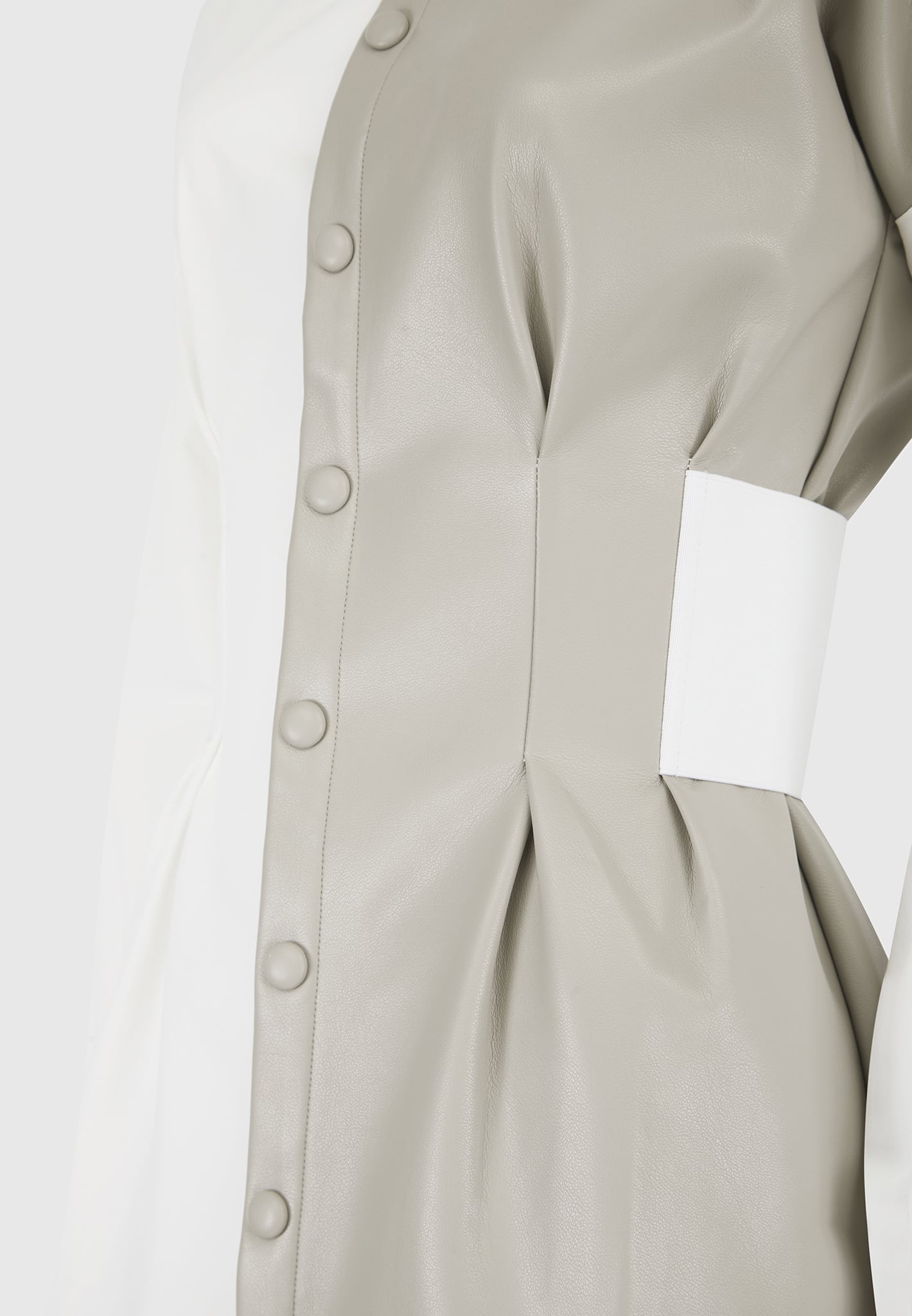 half-vegan-leather-shirt-dress-white-beige