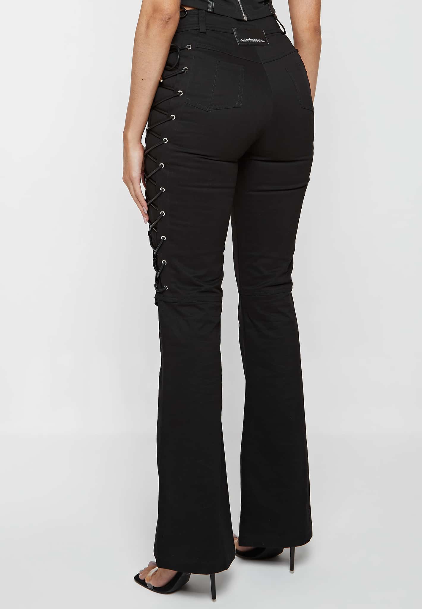 Lace store black jeans