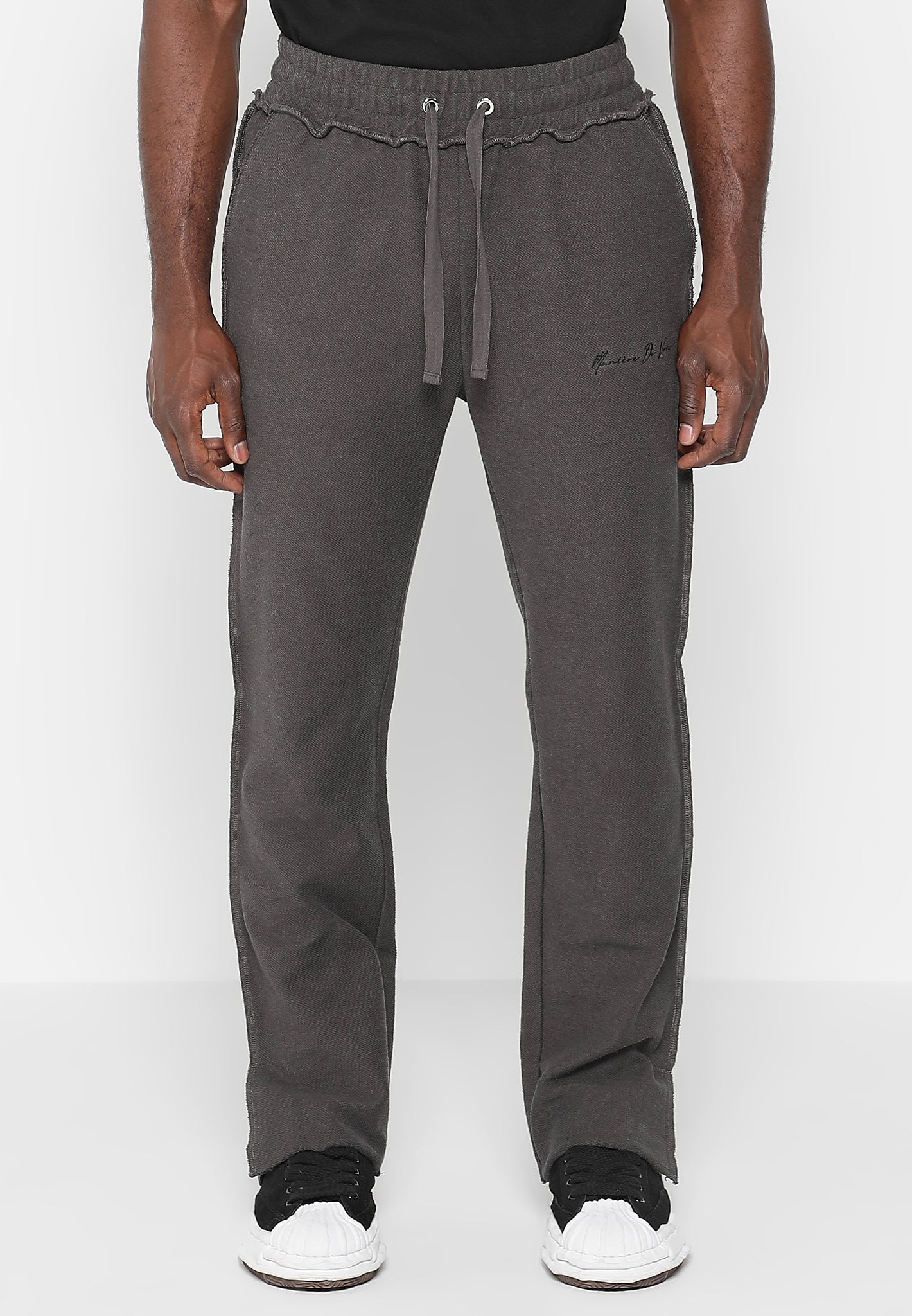  loopback-distressed-joggers-charcoal-grey