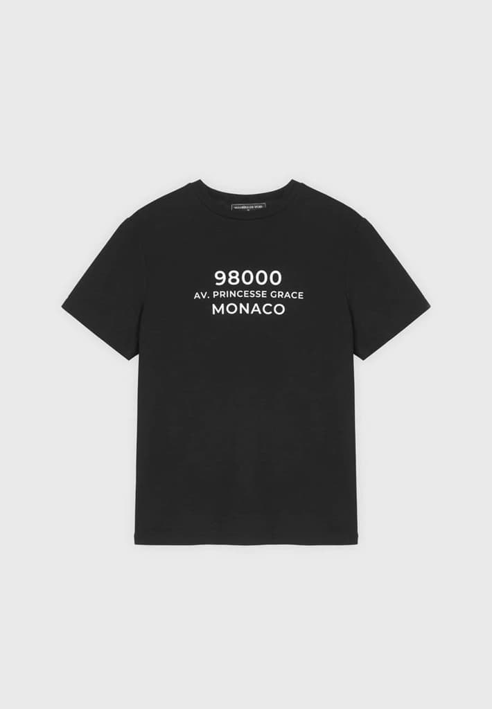 Monaco T-Shirt - Black | Manière De Voir