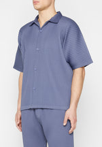 pleated-shirt-steel-blue