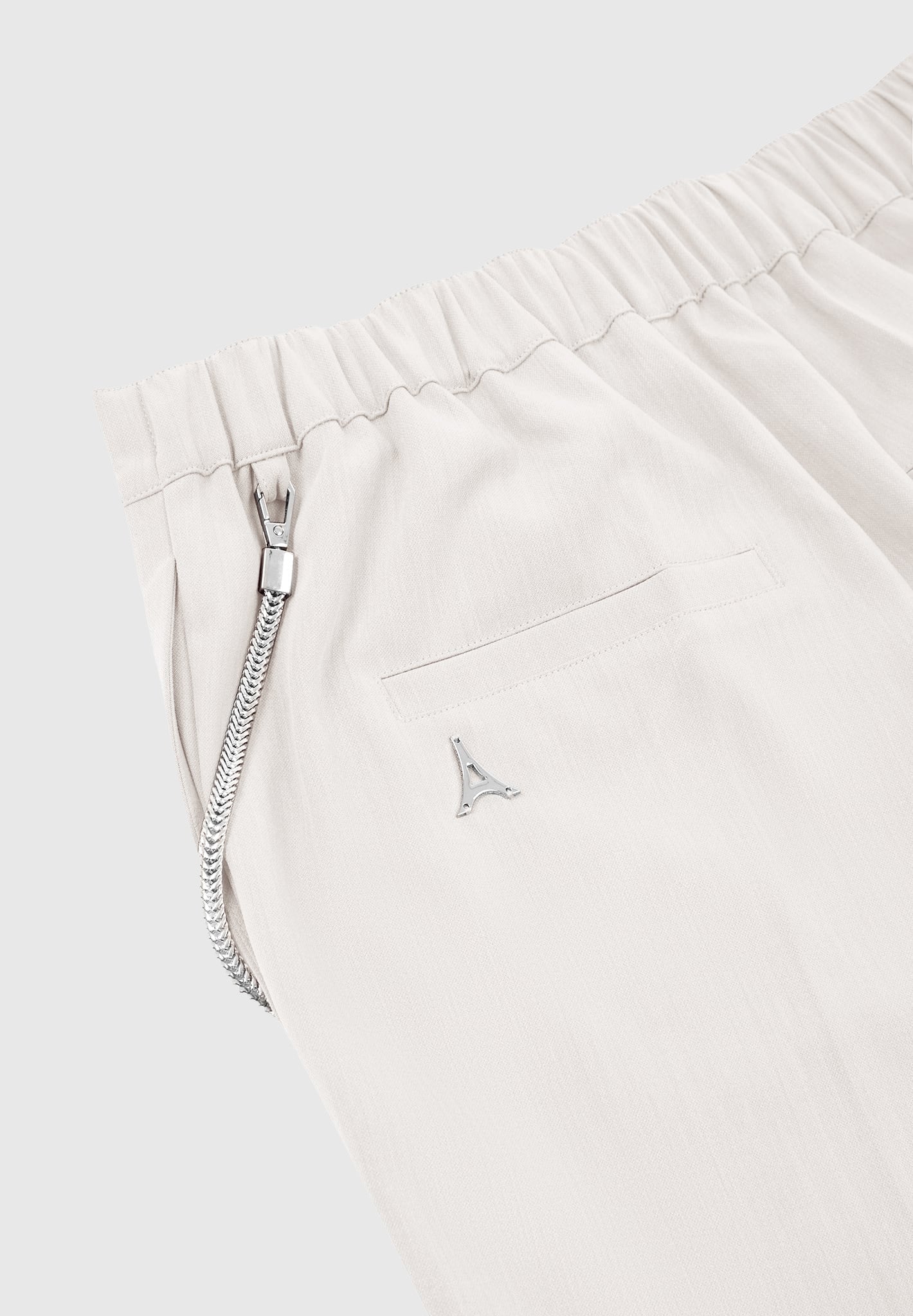 Tailored-Shorts-with-Chain-Stone