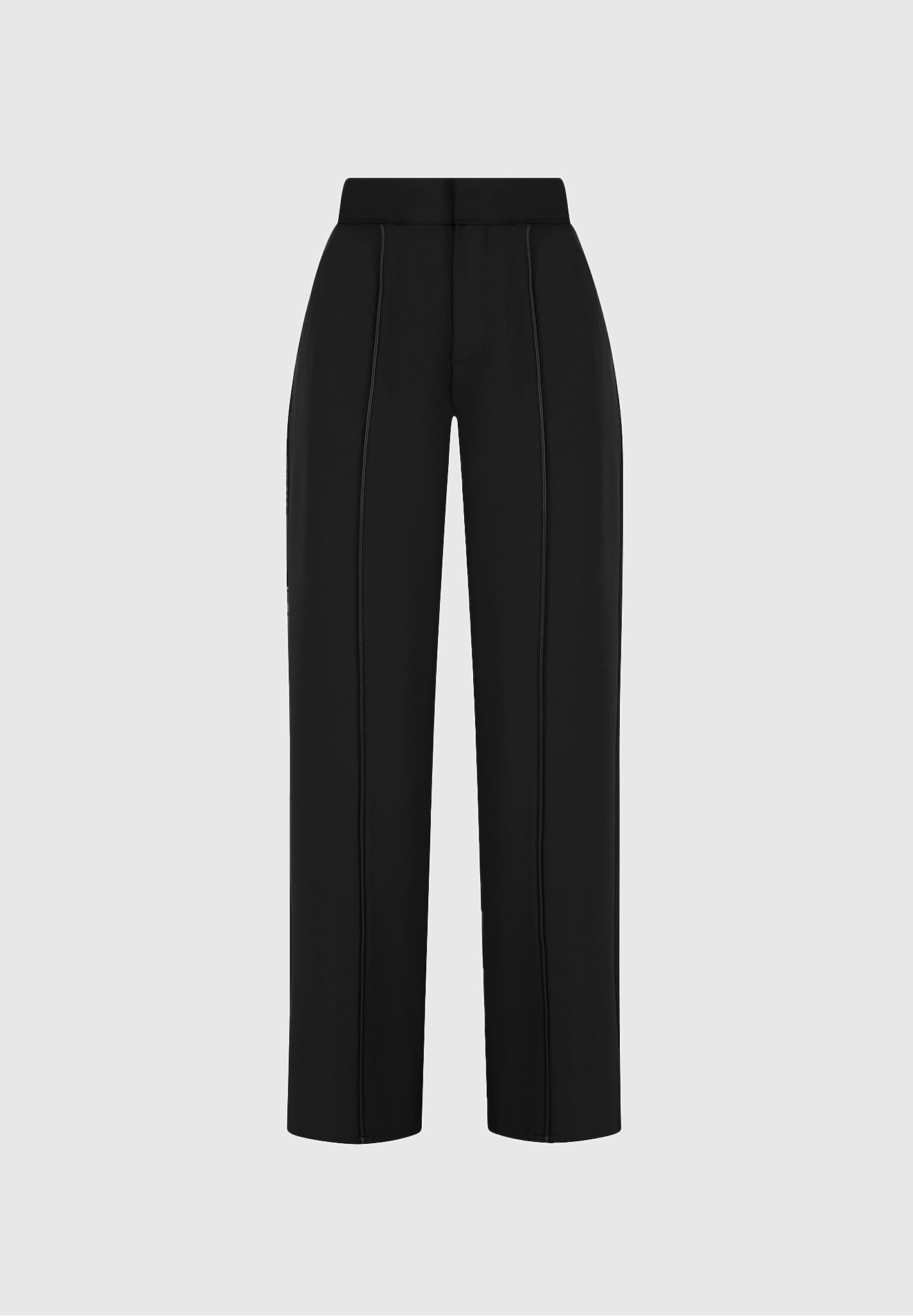 trousers-with-vegan-leather-pintuck-black