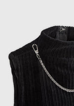 detachable-chain-ribbed-velour-top-black