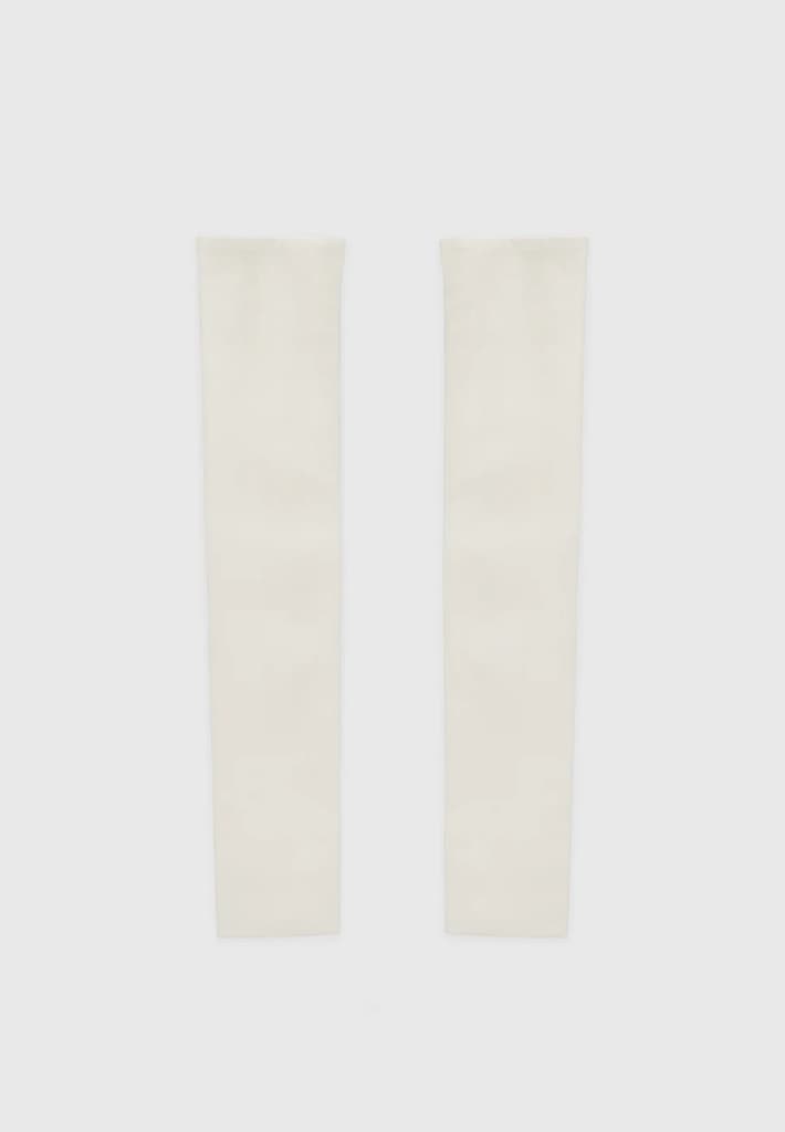 knitted-contour-dress-with-vegan-leather-sleeves-beige