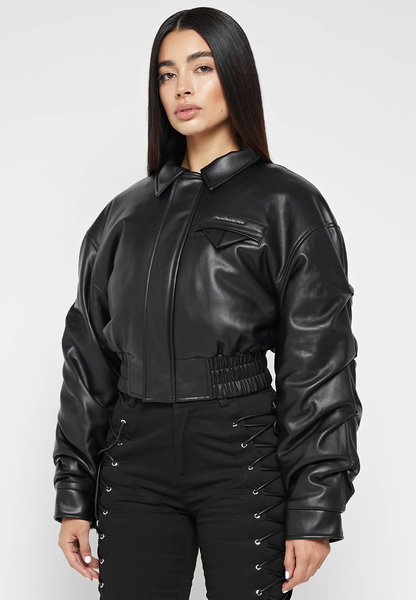 Vegan bomber jacket shop