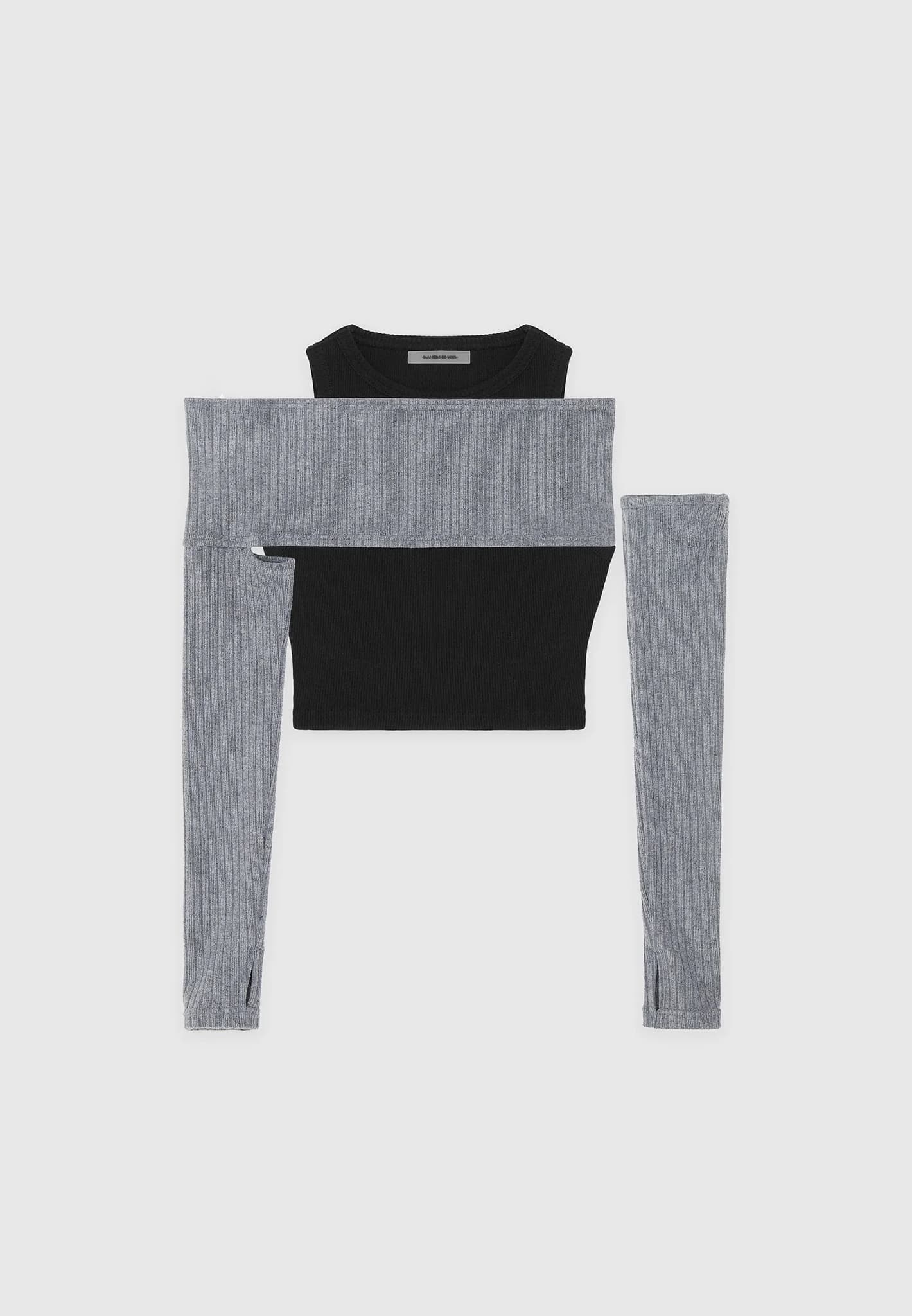 crop-top-with-knitted-overlay-black-grey