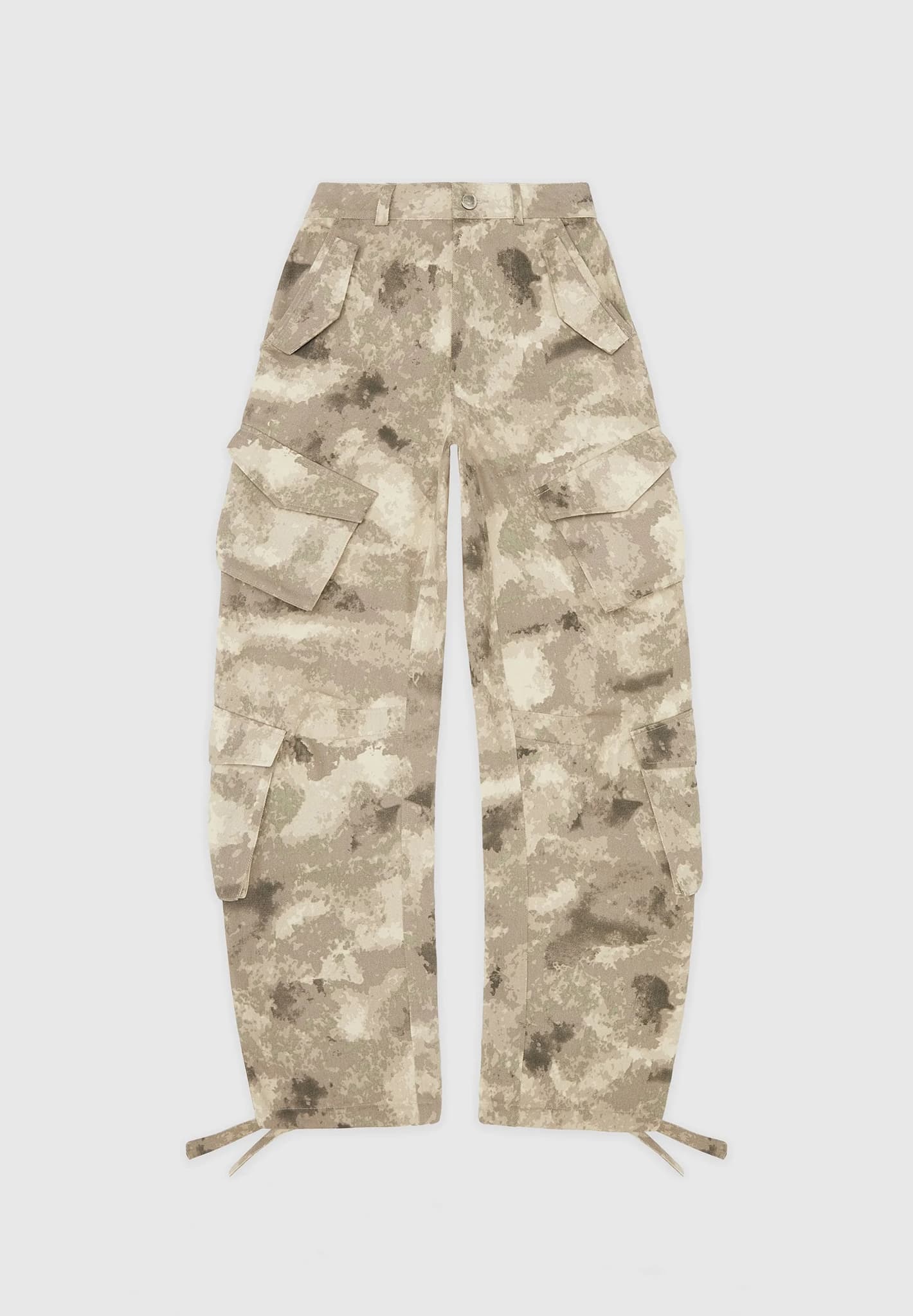 Bershka straight leg cargo pants in camouflage | ASOS
