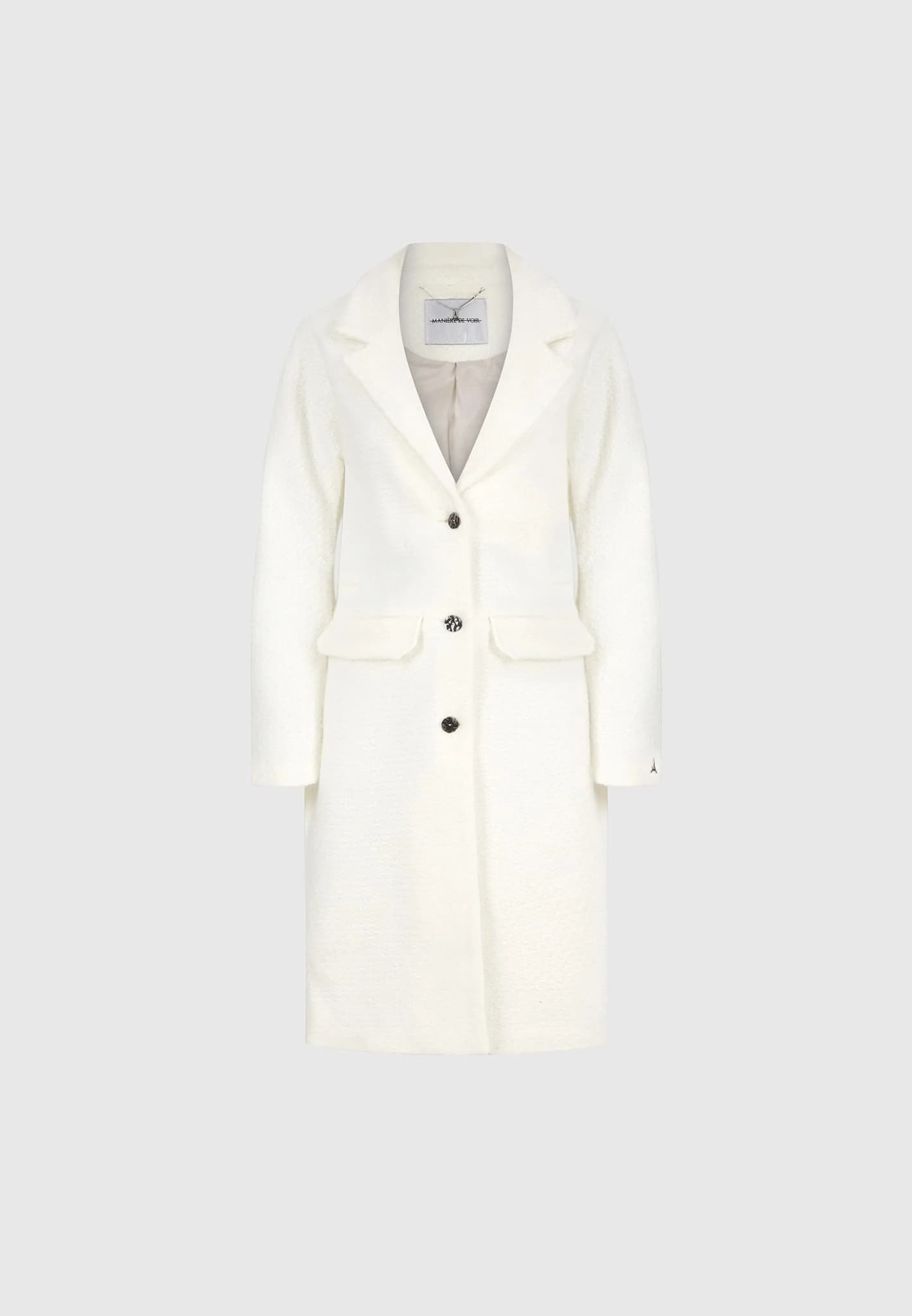 cinch-waist-textured-knit-coat-white
