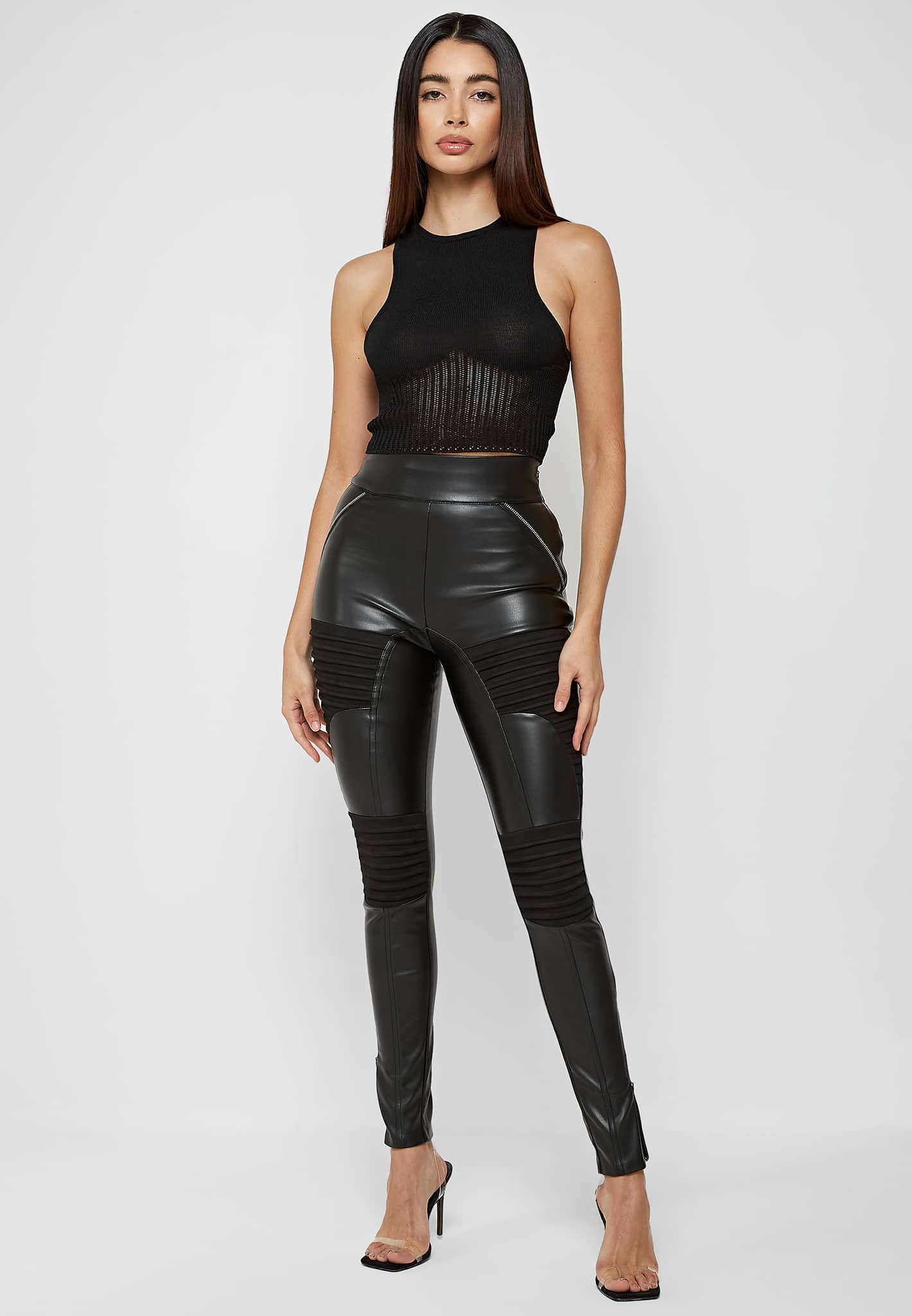 Vegan Leather Legging – There She Goes