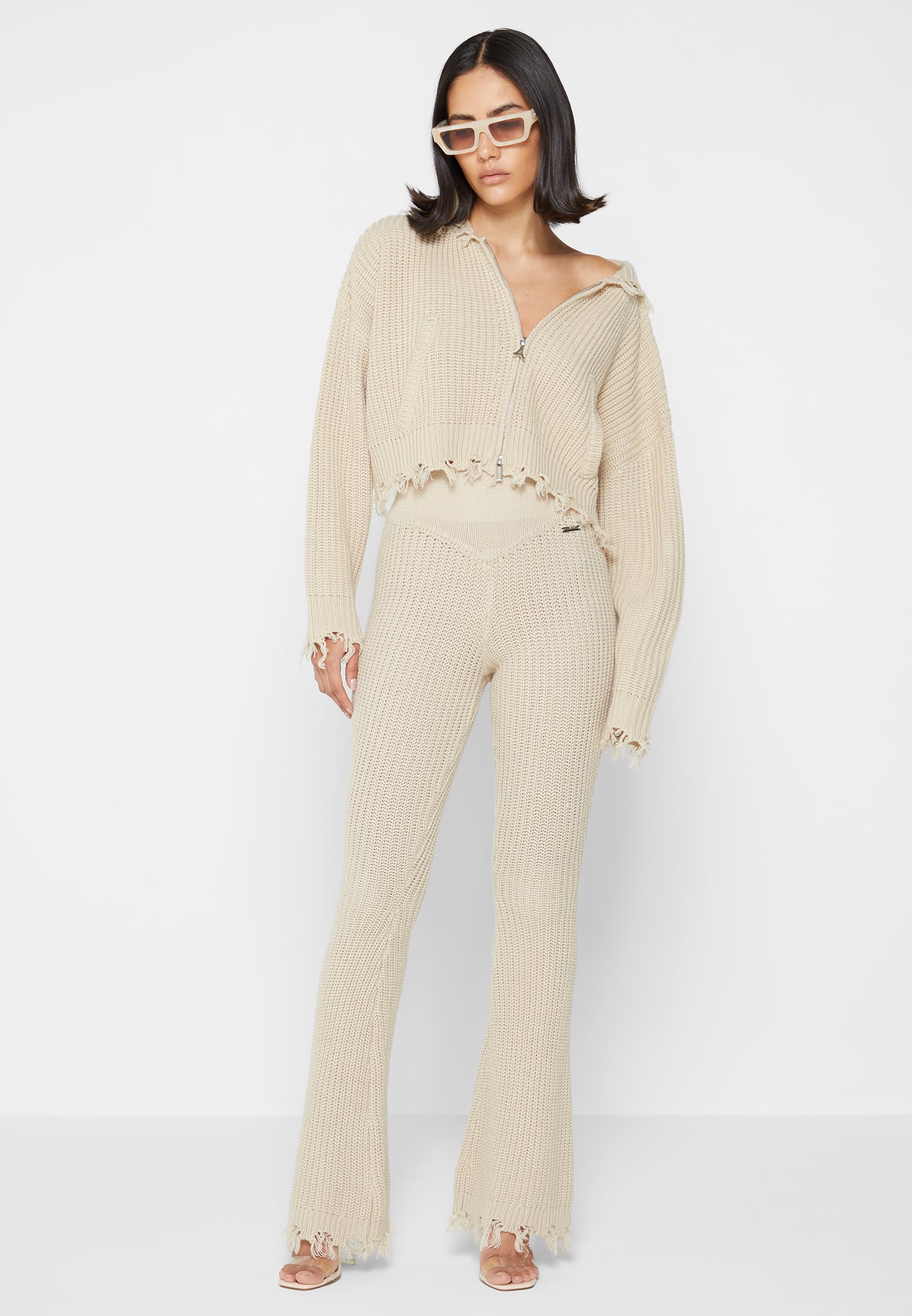 Fit flare pants top