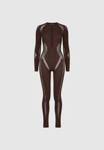 knitted-contour-jumpsuit-brown