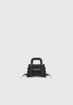 miniature-caged-vegan-leather-lace-up-bag-black