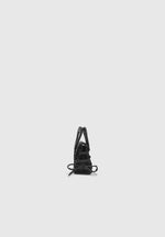 miniature-caged-vegan-leather-lace-up-bag-black