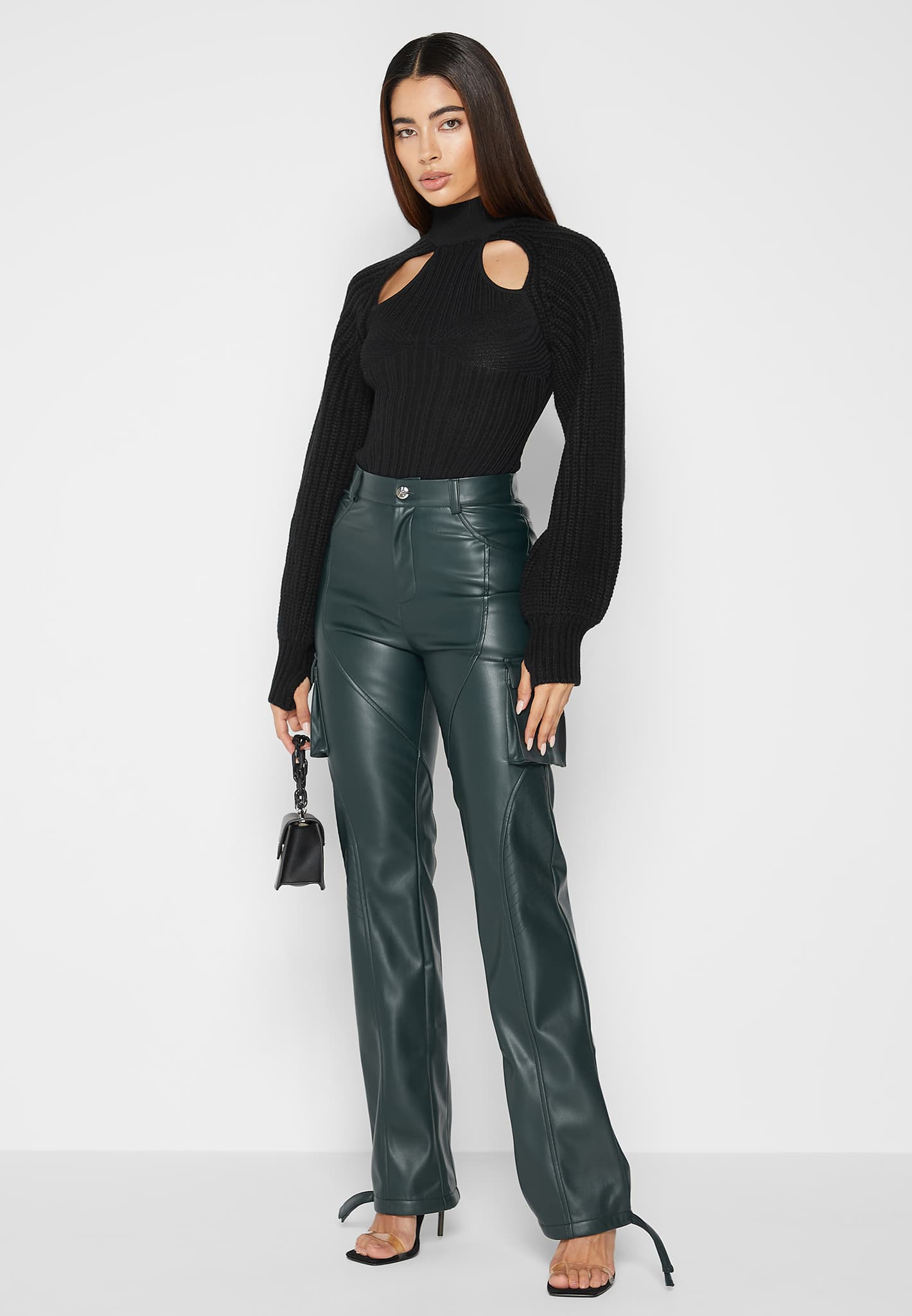 RSVP by Nykaa Fashion Black Solid Straight Fit Faux Leather Pants Buy RSVP  by Nykaa Fashion Black Solid Straight Fit Faux Leather Pants Online at Best  Price in India  Nykaa