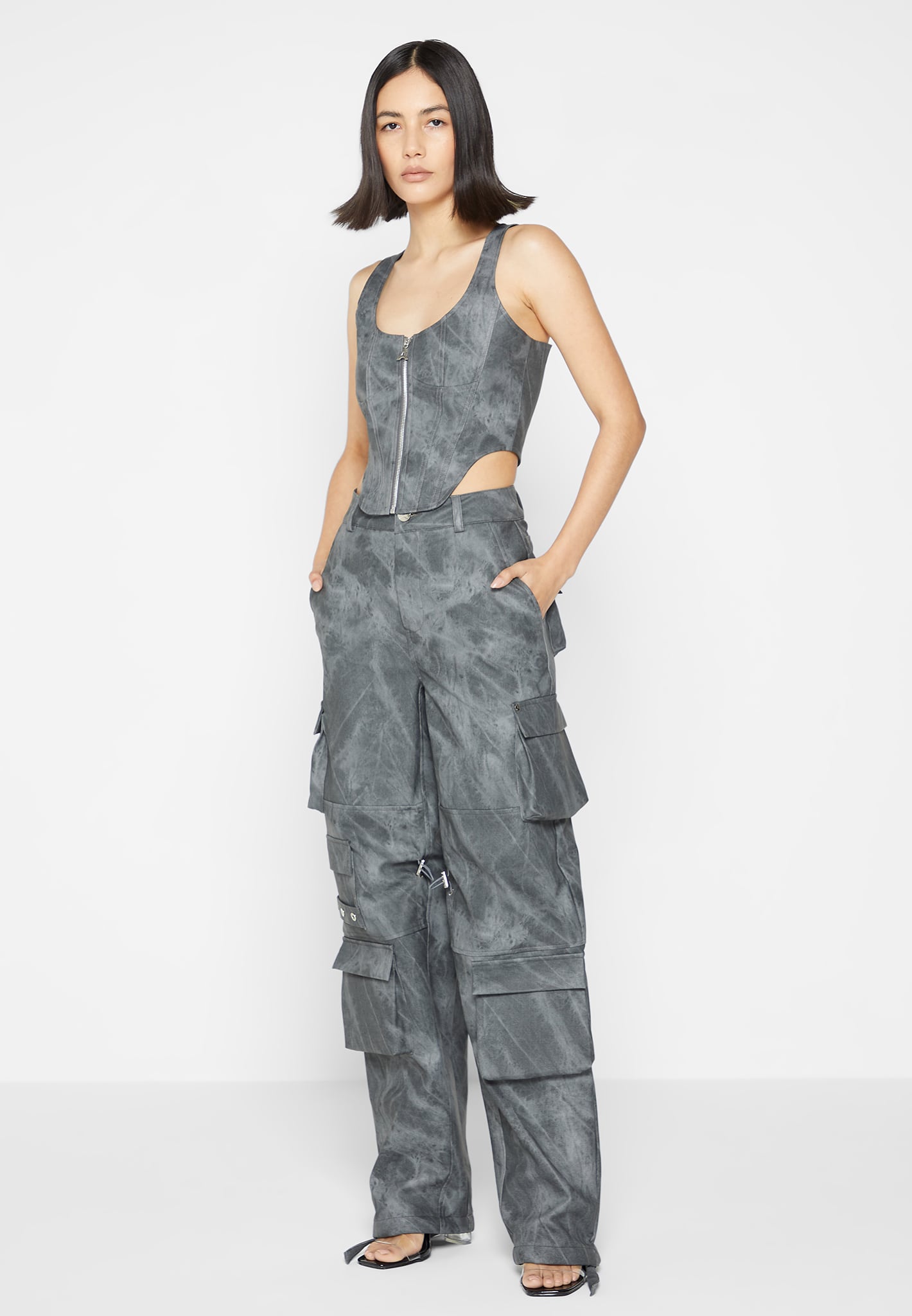 high-waisted-vintage-marble-leather-cargo-pants-washed-grey